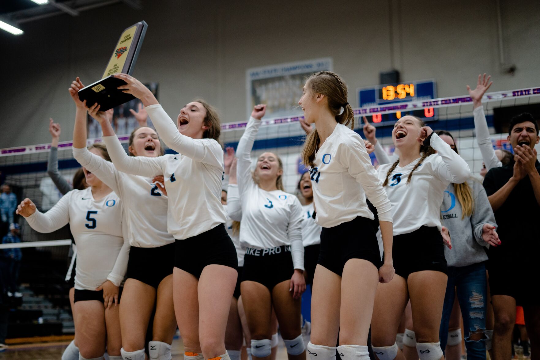Oceanside Volleyball celebrates win
